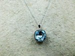 silver chain blue stone a1